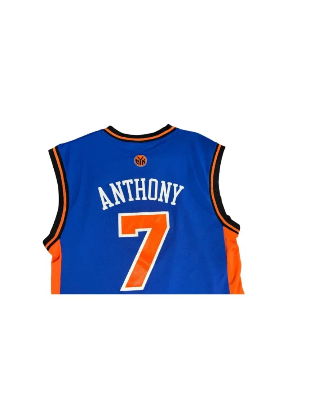 Adidas New York Knicks Carmelo Anthony #7 Blue NBA Player Jersey Size S